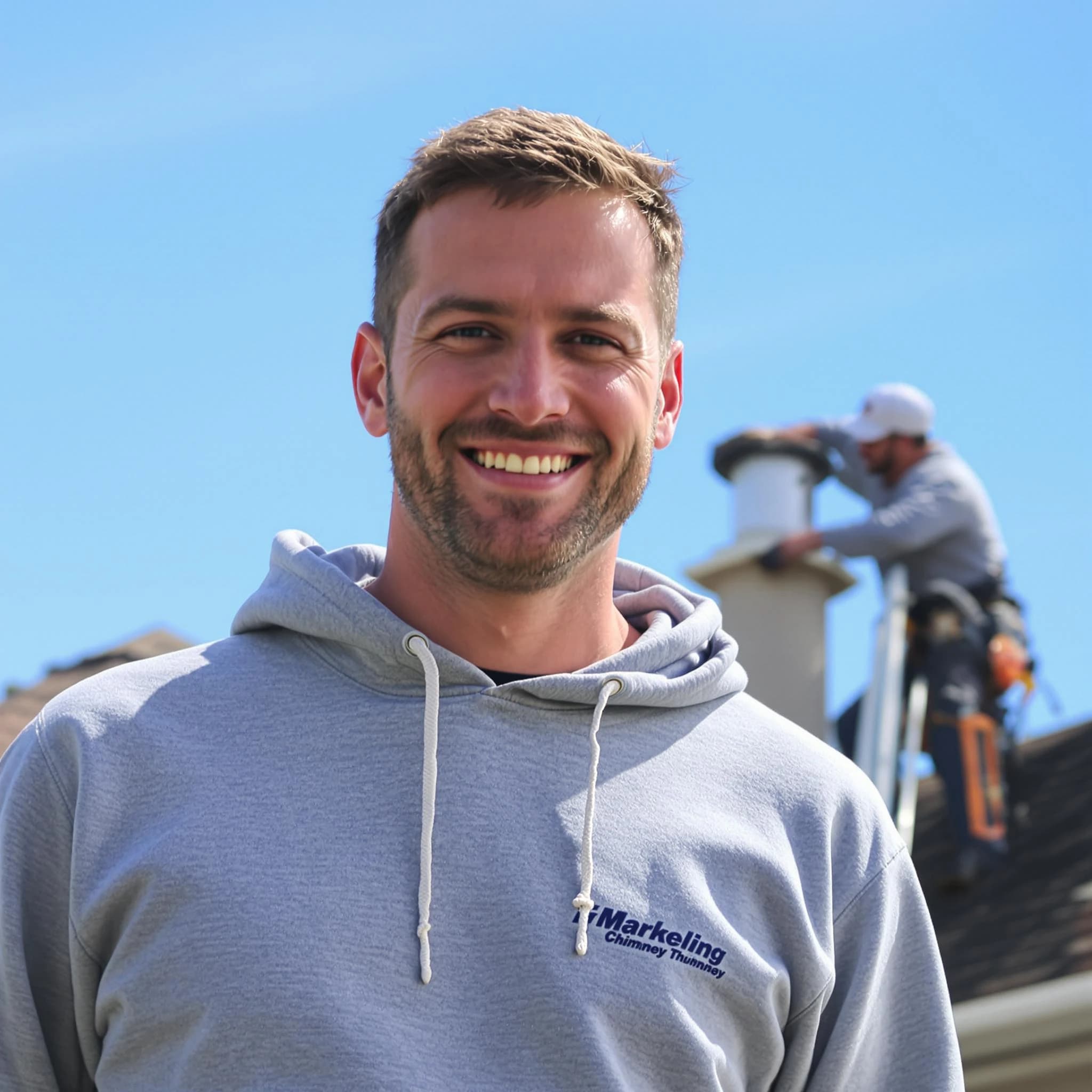 The White Bluff Chimney Sweep team.