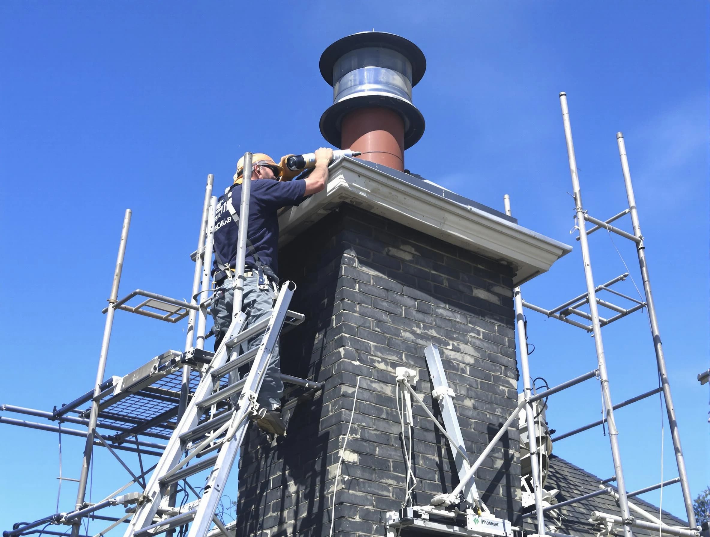 Sturdy chimney crown finished by White Bluff Chimney Sweep in White Bluff, TN