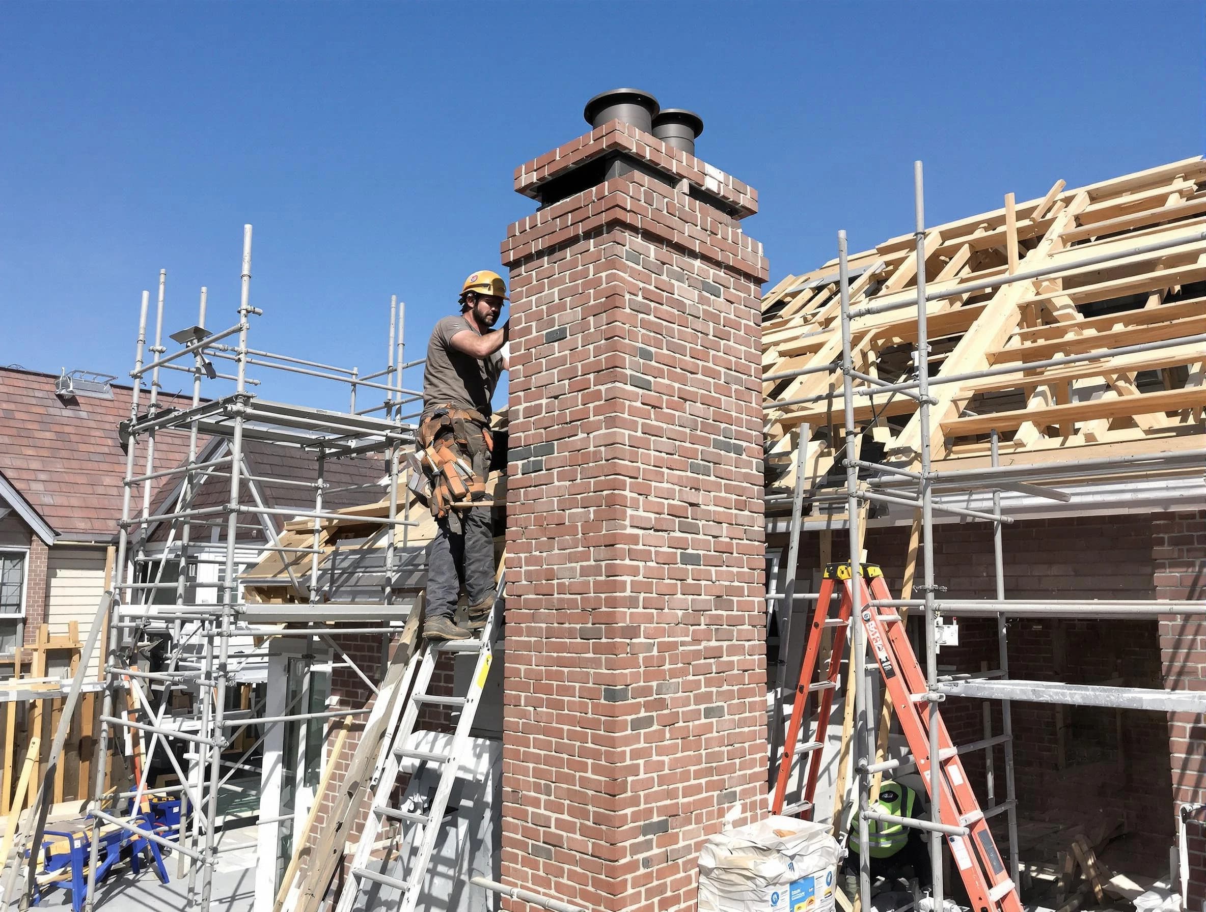 New chimney installation completed by White Bluff Chimney Sweep in White Bluff, TN