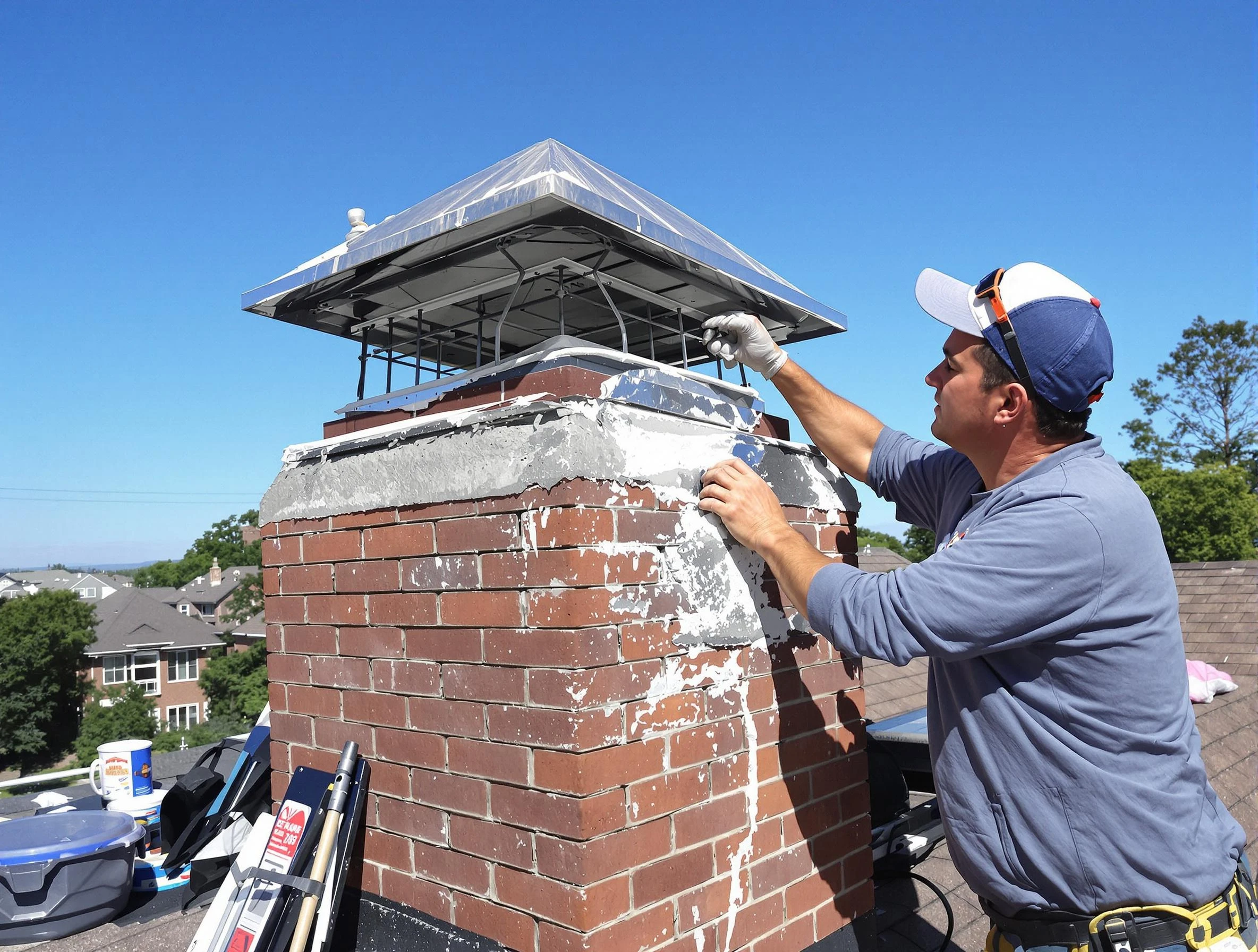 Chimney Crown Services in White Bluff