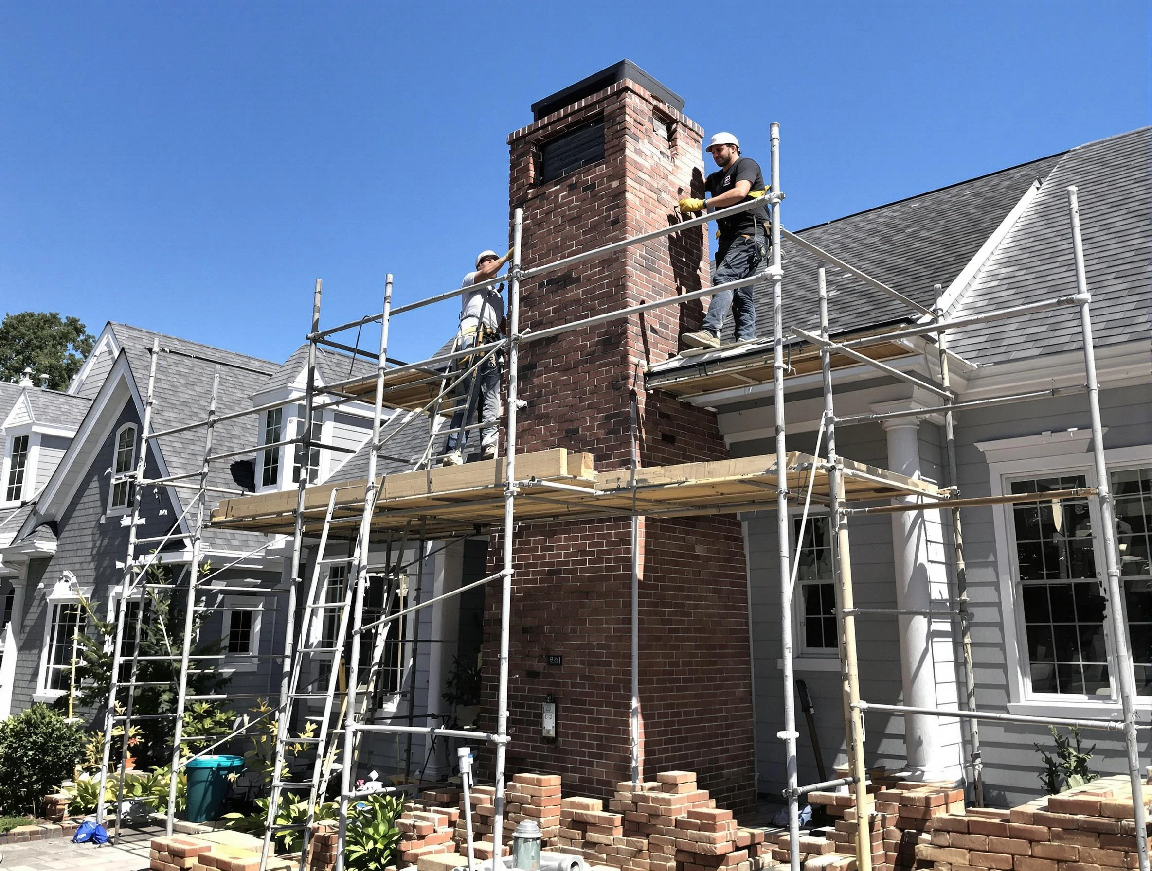 Chimney Rebuilding in White Bluff