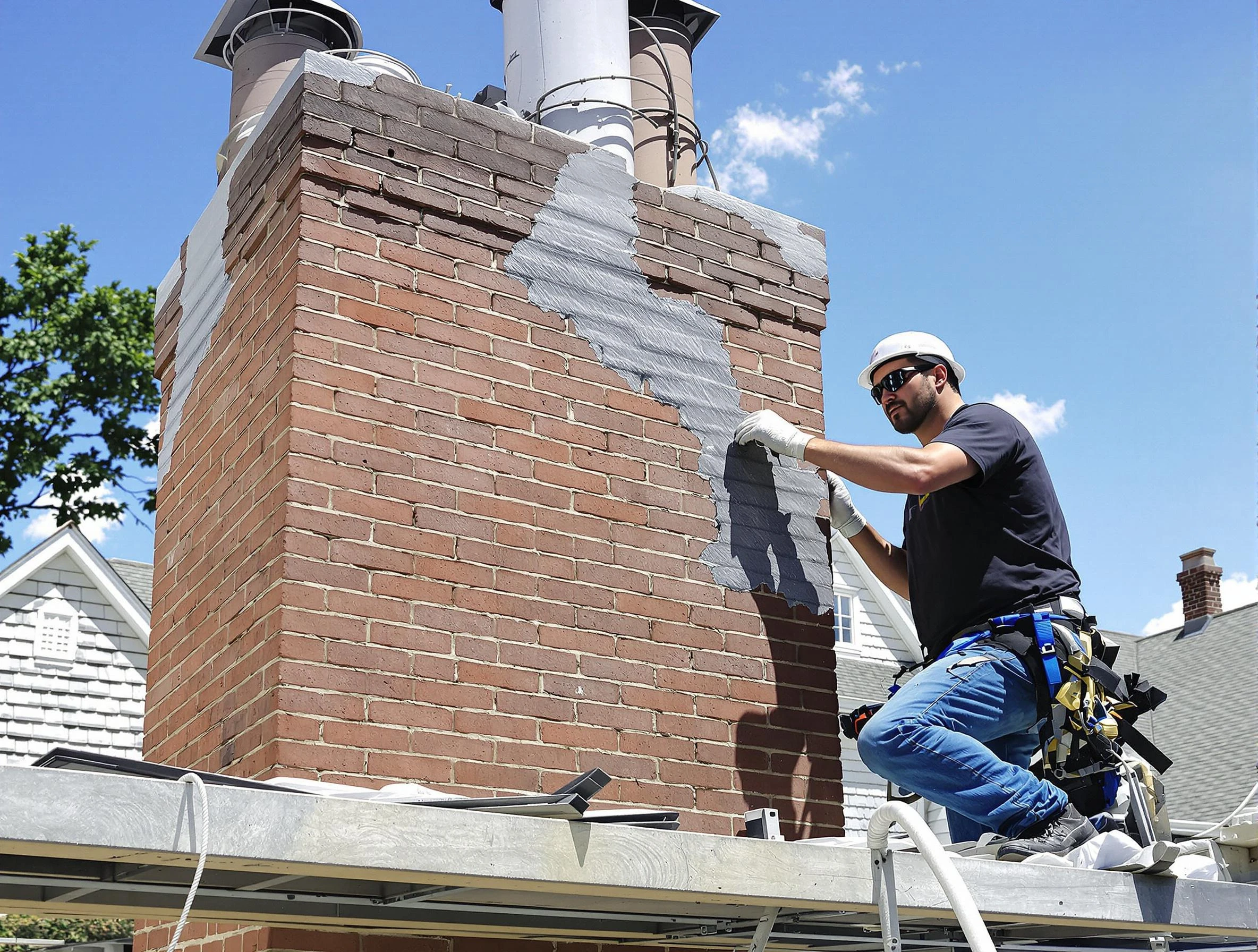 Chimney Restoration in White Bluff