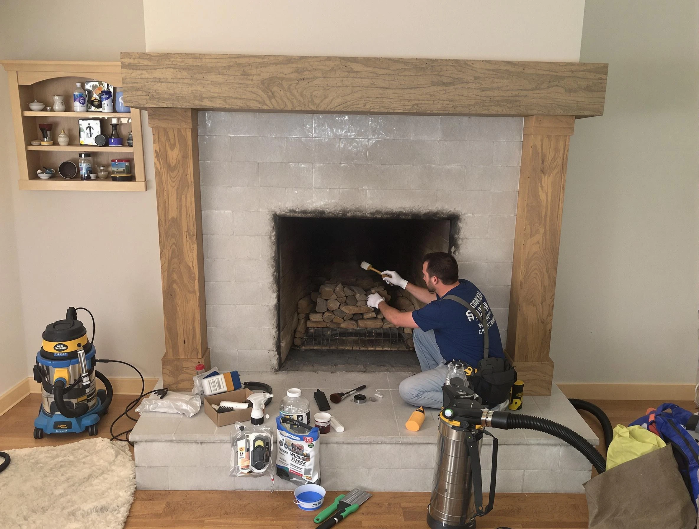 Detailed creosote removal process by White Bluff Chimney Sweep in White Bluff, TN
